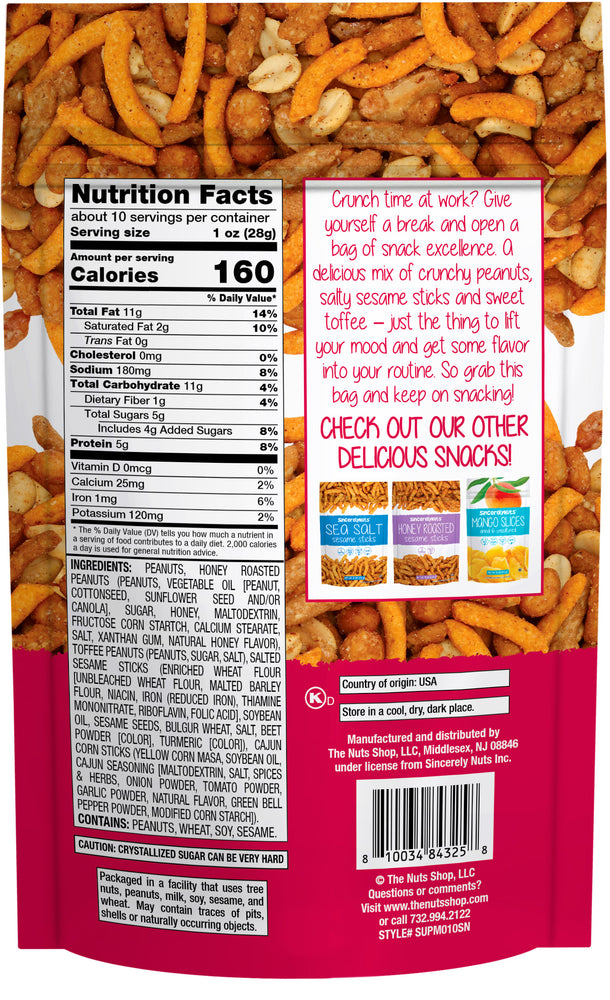 Sincerely Nuts Gourmet Party Mix  Snacks, 10oz - Kosher Certified -