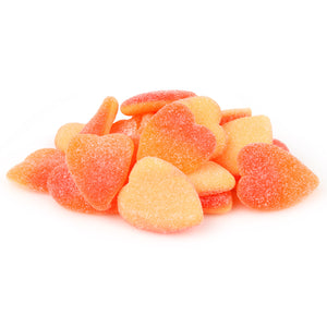 Sincerely Nuts Heart Shaped Peach Gummies - Chewy Fruity Candy Snack