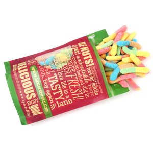Sincerely Nuts Neon Sour Gummy Worms