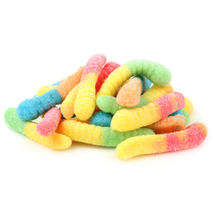 Sincerely Nuts Neon Sour Gummy Worms